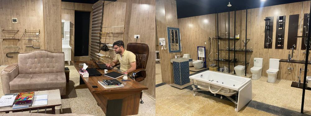 Bathroom appliance store update in Iraq